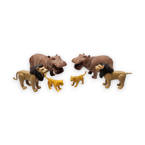 Playmobil tiere löwe nilpferd - playmobil,