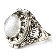 Gothic silber giftring mit - giftring,