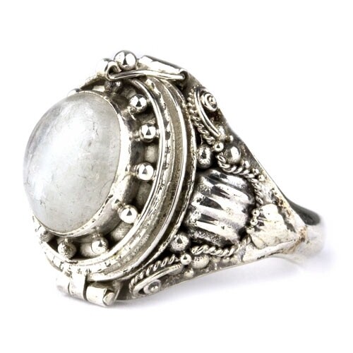 Gothic silber giftring mit - gothic,