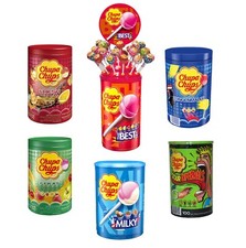 Chupa Chups Lutscher Lolli Lollipops 100er Dose Fruchtig - Sahnig