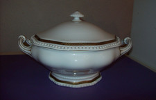 Rosenthal Perlrand Goldranddekor Terrine Model PH. Rosenthal