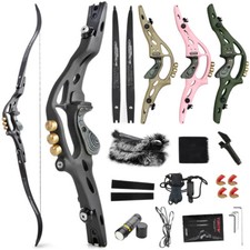 62" ILF Recurvebogen Set 30-60lbs Wurfarme 19" Rser Jagdbogen Bogenschießen Jagd