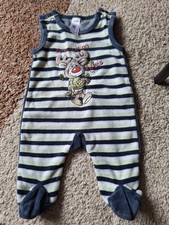 Strampler - Nickistrampler Gr 56 von Baby Club C&A - Motiv Rentier