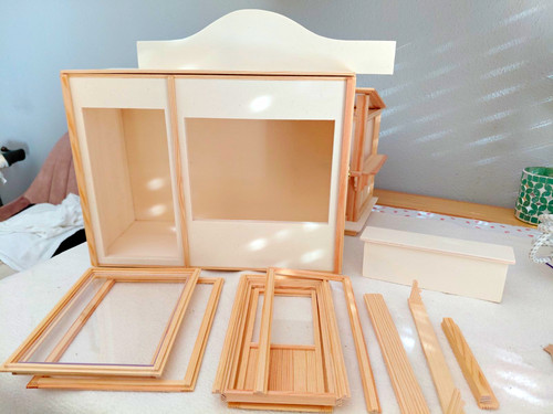 Puppenhaus roombox bausatz - roombox,,