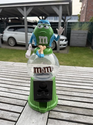 Green candy dispenser - m&m’s,