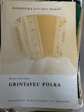 Grintavec Polka Heinz Oettinger + 2. Stimme Diatonische Handharmonika Noten