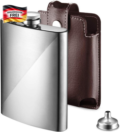 Edelstahl flachmann 227 - 227, ml