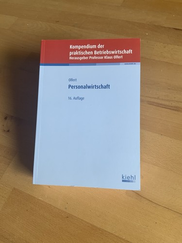 Personalwirtschaft kompendium - personalwirtschaft, (kompendium