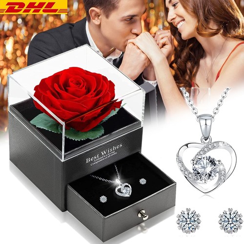 Ewige echte rose - ewige, rose+herz