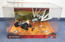 LEGO Display Assembled Set NINJAGO Sets 2260 2263 Store Display Case Schaukasten