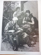 Orig. Holzstich - Schwaben -