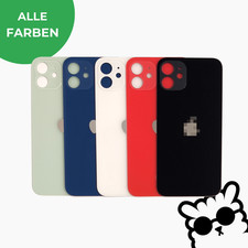 iPhone 12 Backcover Akkudeckel Rückseite Glas Großes Kameraloch Big Hole