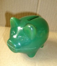 Älter: Sparschwein Einweg Sparkasse  - gut - anschauen