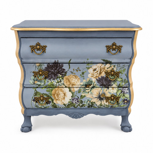 Vintage kommode blumen - kommode,