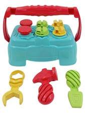 CLEMENTONI Motorikspielzeug Hammerbank Steckspiel Formen Werkzeug Mehrfarbig