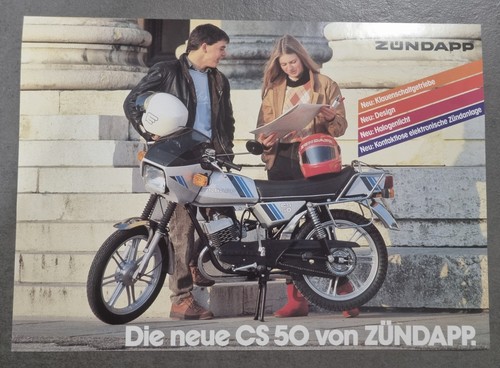 Flyer broschüre zündapp - flyer, cs