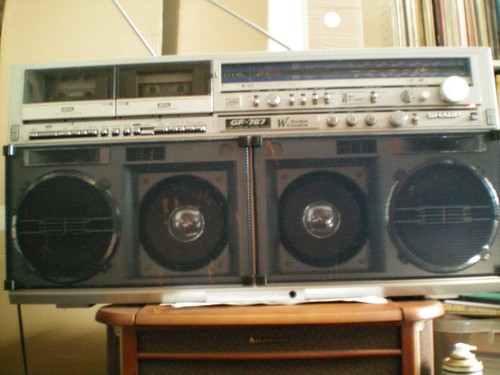 Sharp 767 boombox - sharp,