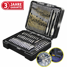 WALTER Bohrer und Bitsatz 204tlg, HSS Spiralbohrer, Holzbohrer, Mauerwerksbohrer