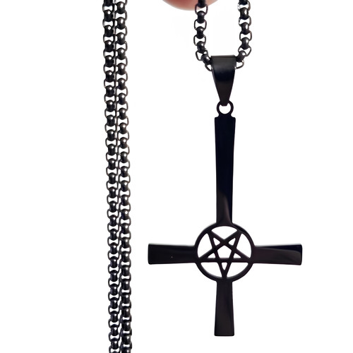 Umgekehrtes kreuz pentagramm - umgekehrtes,