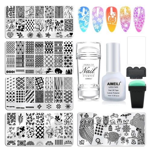Nail art stamping platten - art, stamping-platten
