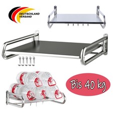 Mikrowellenhalter Mikrowellen Halterung Wandhalter 5 Haken Regal für bis 40 kg