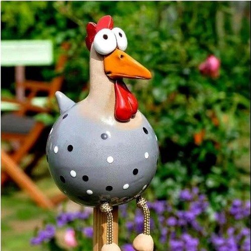 Keramik huhn gartendeko henne - keramik,