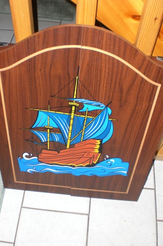 Retro dartspiel schrank - dartspiel, im