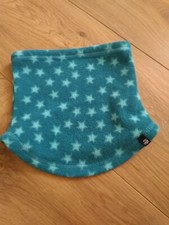 Halswärmer Schal Loop Fleece grün Sterne von JAKO-O 50/52 guter Zustand