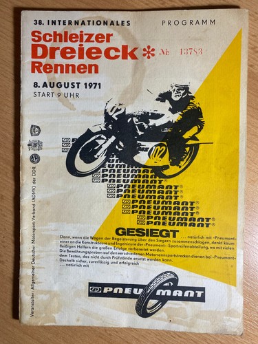 Rennprogramm schleizer dreieck - rennprogramm,