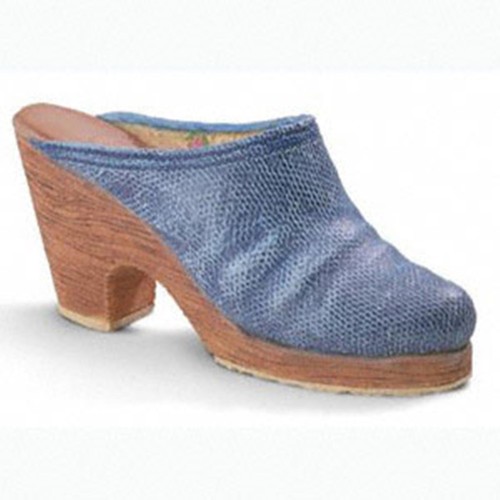 Just the right shoe - right, denim