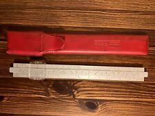 Reiss 3223 Aluminium Rechenschieber Made in Germany inkl. Hülle in rot