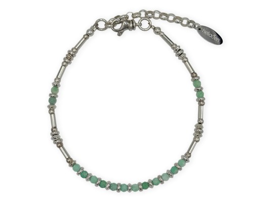 925 silber armband mit - 925, grünen