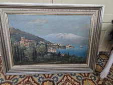 Andreas Roth (1871-1949). Ölgemälde Gardasee 1906