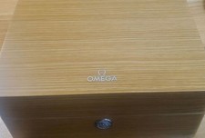 OMEGA Echt Holz Uhrenbox Leer