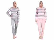 Damen Frottee Pyjama mit