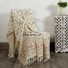 Handgewebte Mud Cloth Decke Indische Steppdecke Handbedruckte Afrikanische Decke