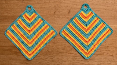 Topflappen handarbeit - topflappen,