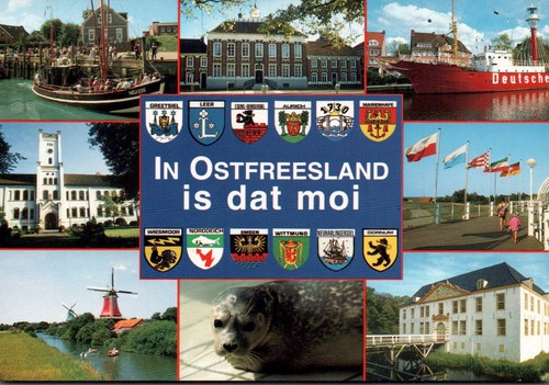 Ostfriesland küste nordsee - ak,