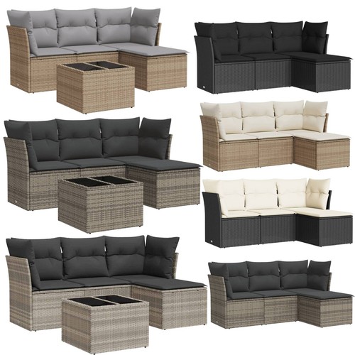 Garten lounge set sitzer - set, 3-sitzer