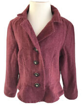Trachtenjacke Jackett Jacke Bordeaux 128 / 134 Handarbeit Selbstgenäht Unikat