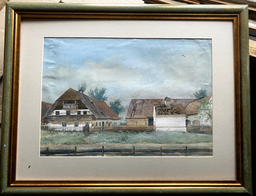 Aquarell gruger plattling - gruger,