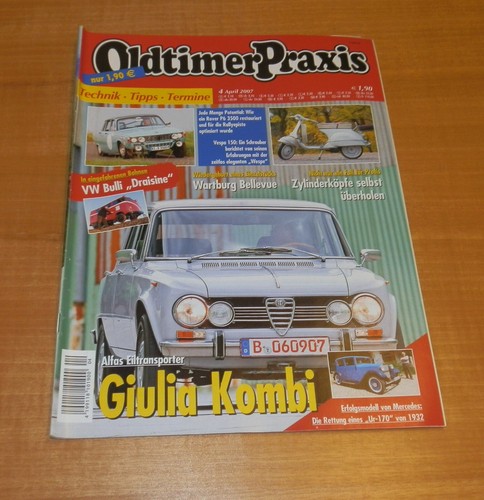 Oldtimer praxis 2007 alfa - oldtimer,