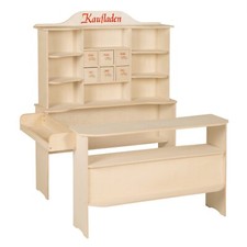 Roba Kids Verkaufsstand Kaufmannsladen Holz Natur TOP