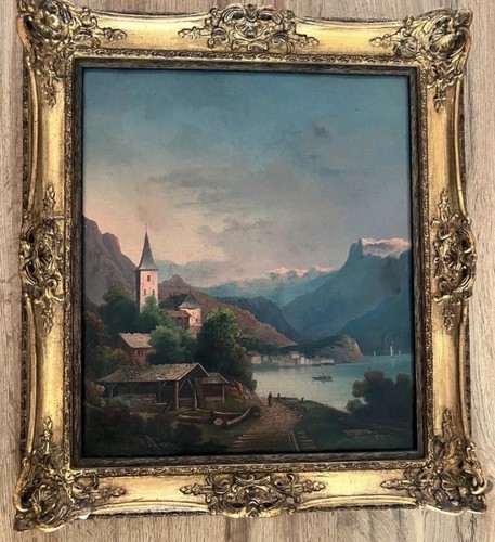 Antikes ölgemälde - antikes, im