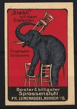 Reklamemarke weinheim h - reklamemarke,
