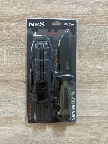 Nes survival knife new - new, whistle