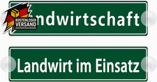 Landwirtschaftliches Schild