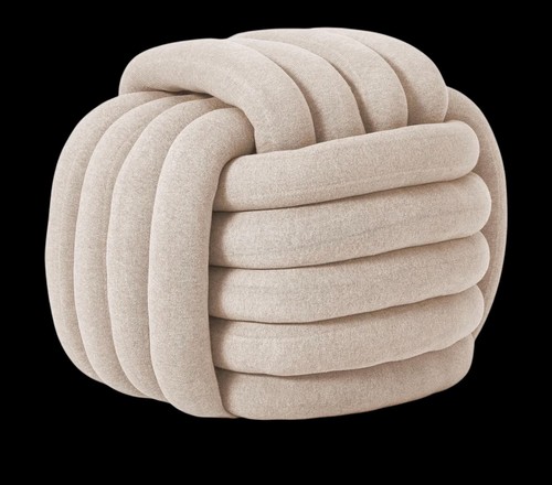 Knoten pouf twist - knoten-pouf, westwing