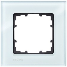 Siemens Schalterprogramm 1fach Rahmen Delta Glas 5TG12010 1 St.