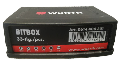Würth bitbox 33teilig - bitbox,